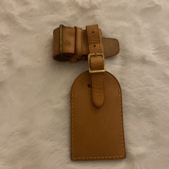 LOUIS VUITTON Vachetta Luggage Tag and Poignet - Picture 2 of 8